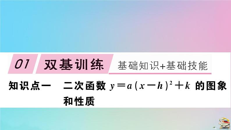 2020秋九年级数学上册第22章二次函数22.1.3第3课时二次函数y=ax_h2+k的图像和性质作业课件新版新人教版第2页