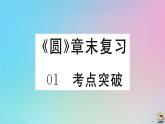 2020秋九年级数学上册第24章圆章末复习作业课件新版新人教版