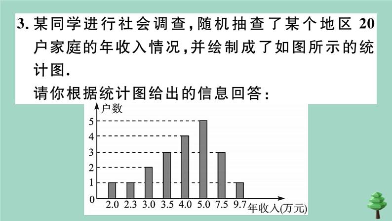 2020秋八年级数学上册第六章《数据的分析》6.3从统计图分析数据数据的集中趋势作业课件（新版）北师大版06