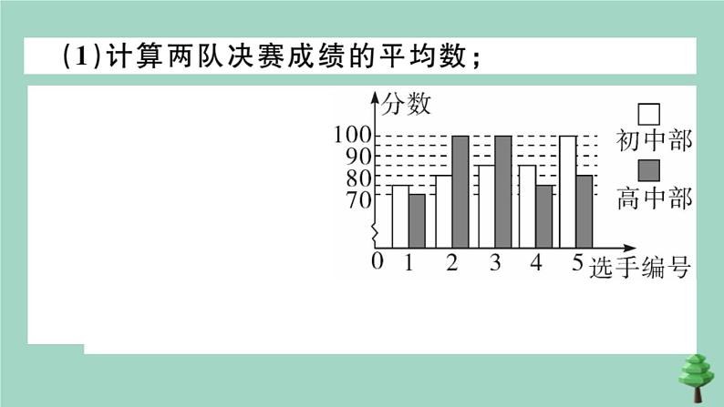 2020秋八年级数学上册第六章《数据的分析》6.4数据的离散程度第2课时方差的应用作业课件（新版）北师大版07