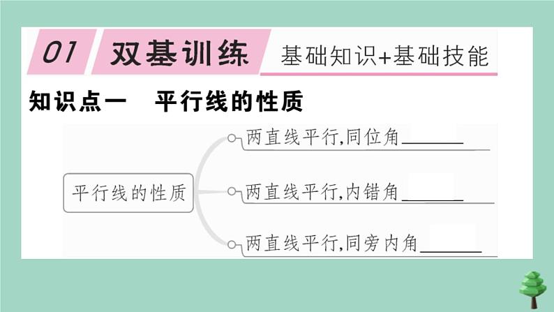 2020秋八年级数学上册第七章《平行线的证明》7.4平行线的性质作业课件（新版）北师大版02