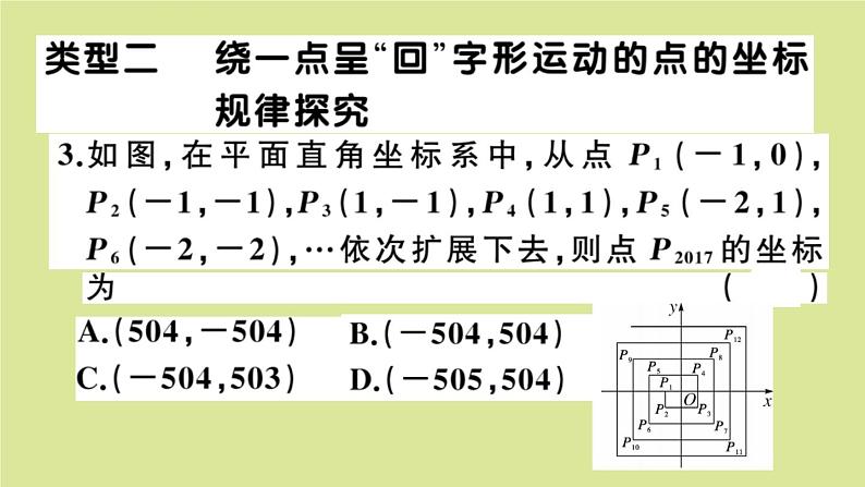 2020秋八年级数学上册第三章位置与坐标微专题：平面直角坐标系中的规律变化【中考热点】作业课件（新版）北师大版06