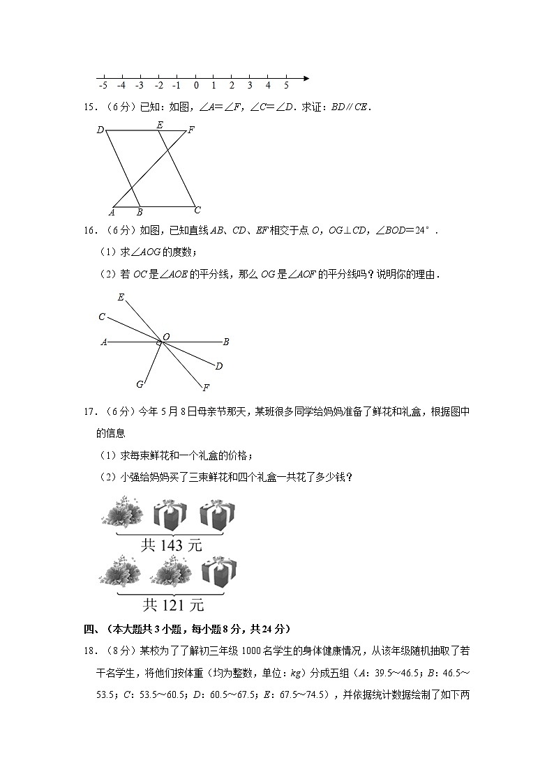 2019-2020学年江西省赣州市兴国县七年级（下）期末数学试卷03