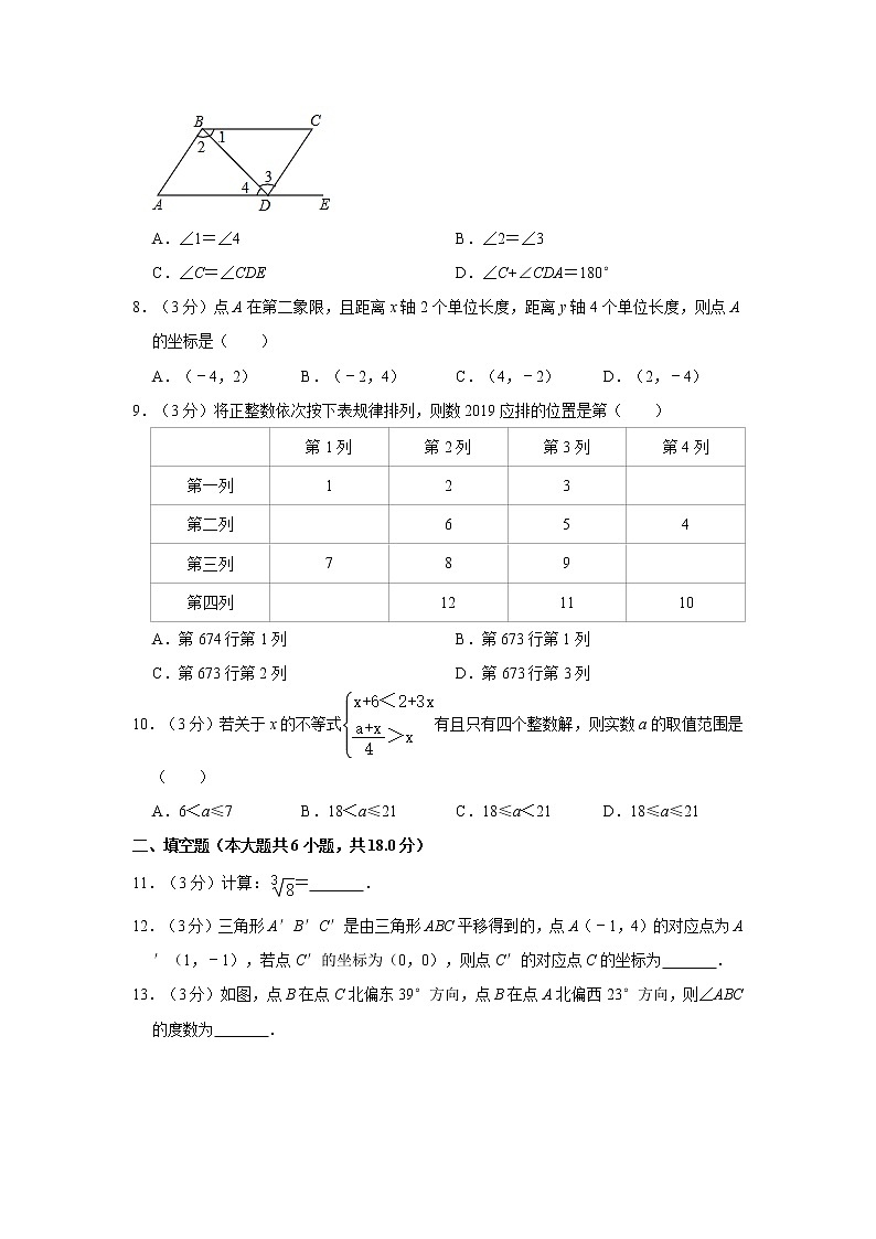 2019-2020学年湖北省黄石市下陆区七年级（下）期末数学试卷02