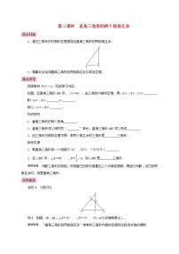 初中人教版11.2.1 三角形的内角第2课时学案