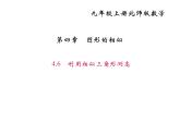 2020年北師大版九年級數(shù)學(xué)上冊課件：4.6利用相似三角形測高