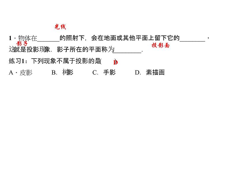 2020年北师大版九年级数学上册课件：5.1 投影 第1课时 中心投影03