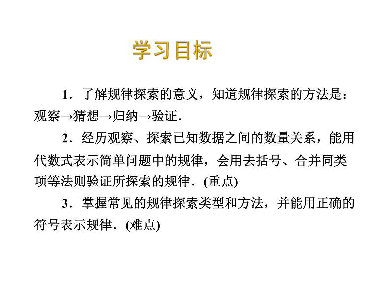 2020北师大版数学七年级上册同步教学课件：3.5探索与表达规律 (共24张PPT)02