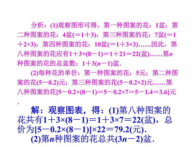 2020北师大版数学七年级上册同步教学课件：3.5探索与表达规律 (共24张PPT)07