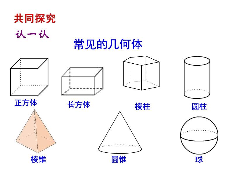 2020北师大版数学七年级上册同步教学课件：1.1生活中的立体图形（1） （共14张PPT）06