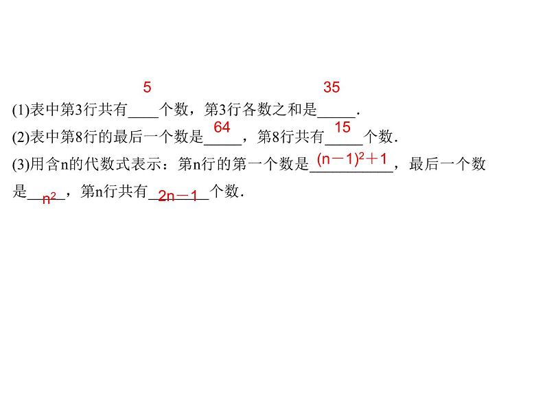 2020年浙教版七年级数学上册：专题课堂(四)　探索规律问题 (共16张PPT)（含答案）05