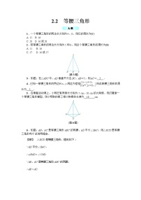 初中数学2.2 等腰三角形导学案