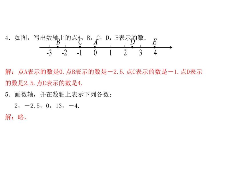 2020年浙教版七年级数学上册：1.2　数轴 (共19张PPT)（含答案）05