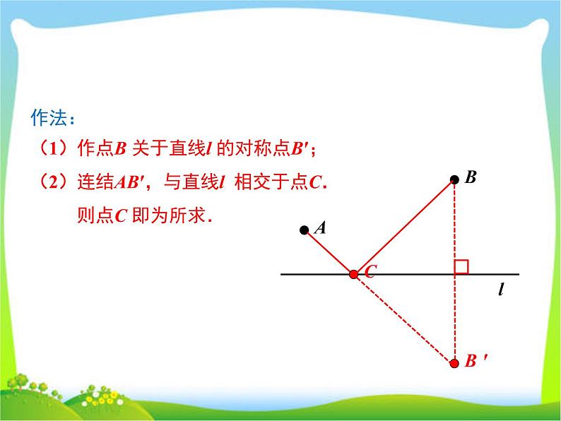 2020年人教版八年级上数学课件 13.4 课题学习 最短路径问题第6页