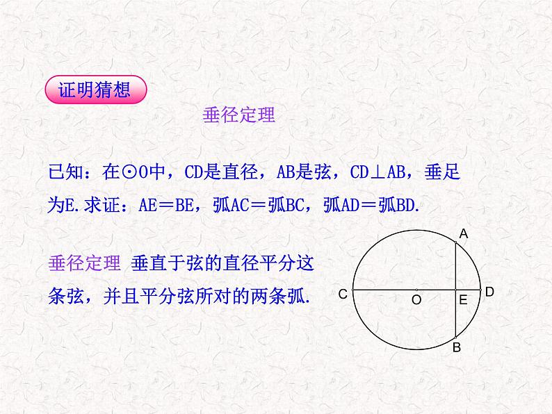 初中数学精品教学PPT课件：24.1.2  垂直于弦的直径（人教版九年级上）06