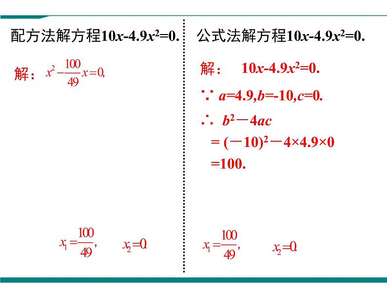 2.4 用因式分解求解一元二次方程 PPT课件05