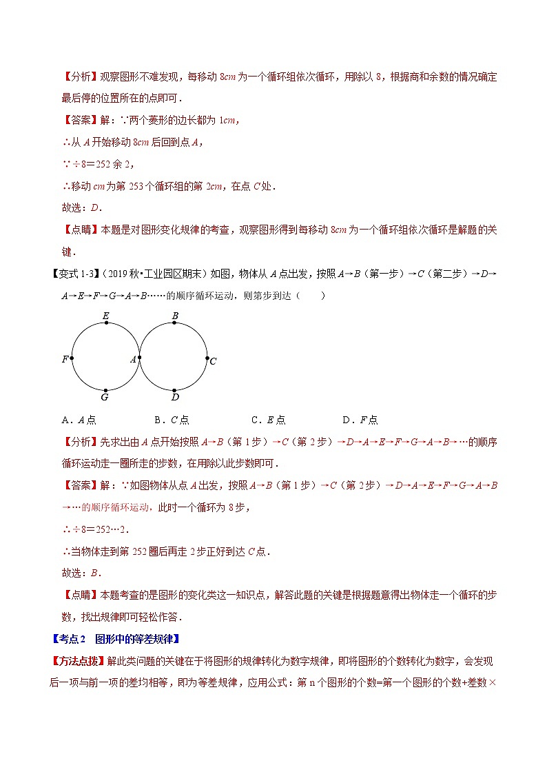 【精品】人教版 七年级上册数学  专题04  图形中的排列规律重难点题型（举一反三）（人教版）（解析版）03