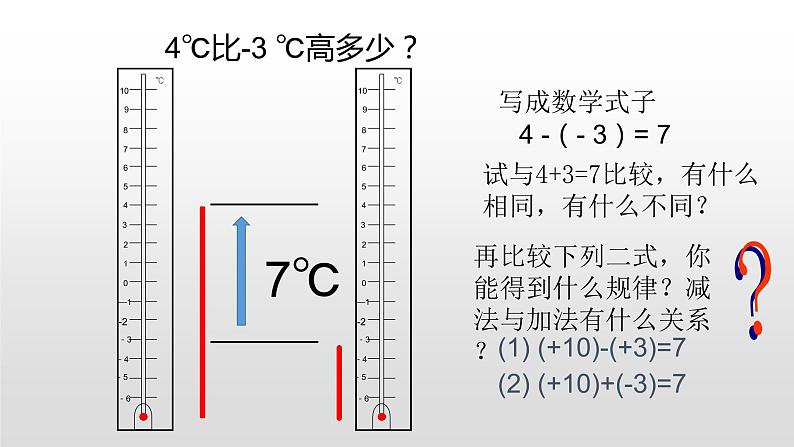 2.5有理数的减法（25张PPT)第3页