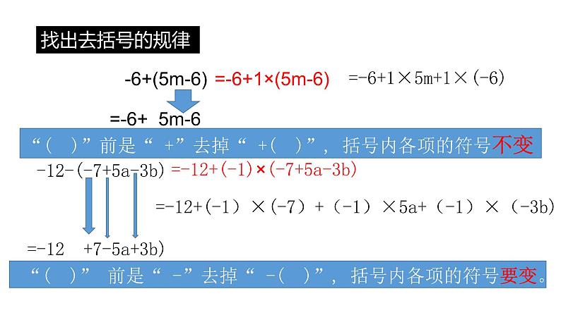 3.4整式的加减去括号17张PPT课件第3页