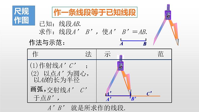 北师大七年级数学上册：4.2 比较线段的长短共21张PPT06