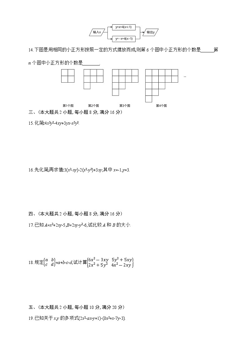 人教版七年级上册数学第2章　知识与能力测试卷02