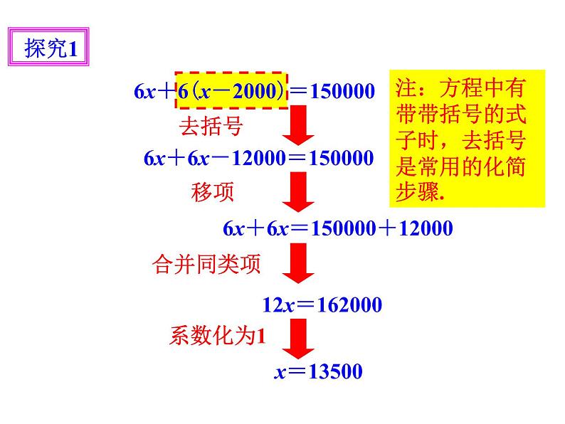 3.3解一元一次方程（二）——去括号与去分母（1）_PPT05