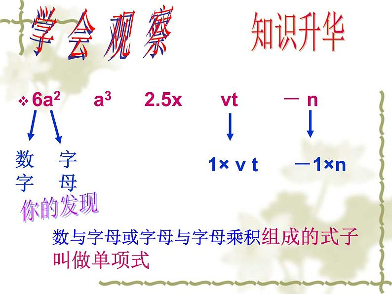 第二章整式的加减2.1.2课时单项式课件第8页