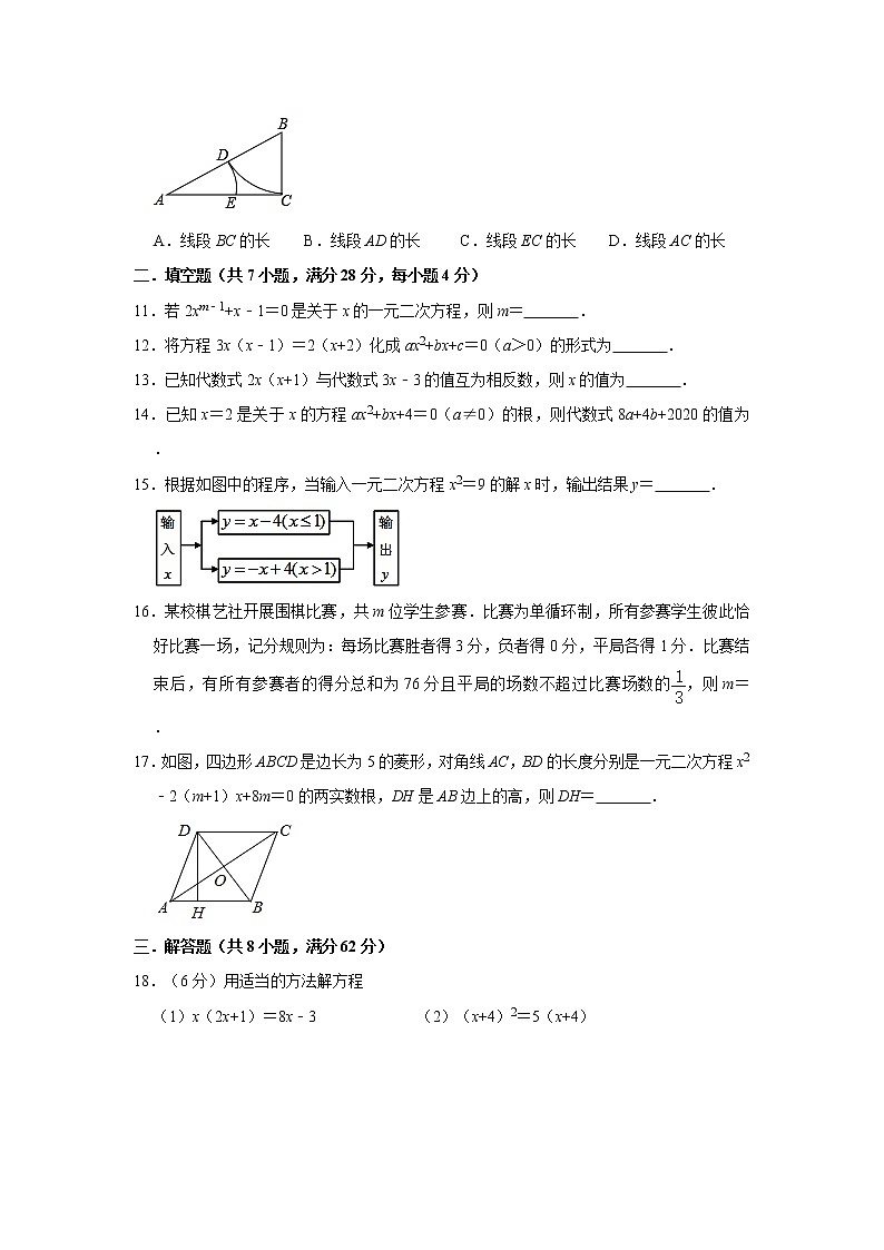 2020年人教版九年级上册第21章末检测卷   解析版02