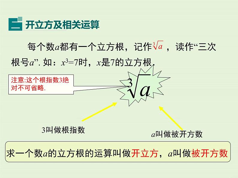 2.3  立方根 课件08