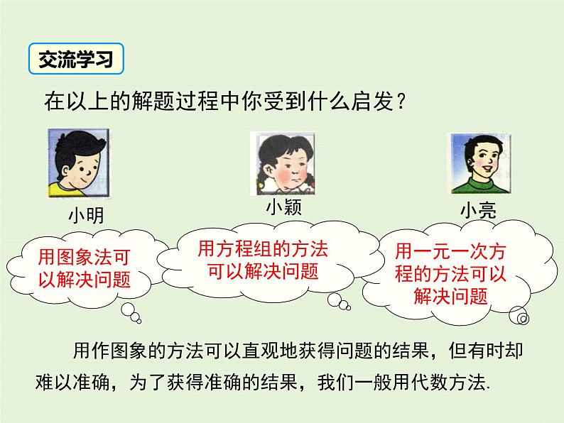 5.7  用二元一次方程组确定一次函数表达式 课件07