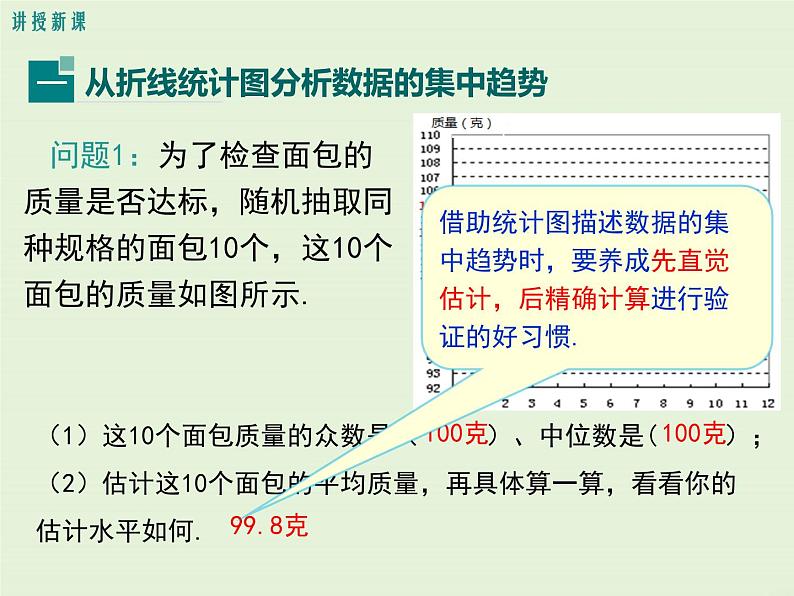 6.3  从统计图分析数据的集中趋势 课件04