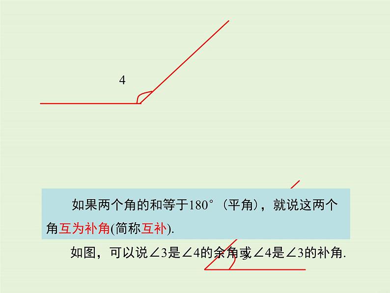 4.6.3 余角和补角  PPT课件第6页