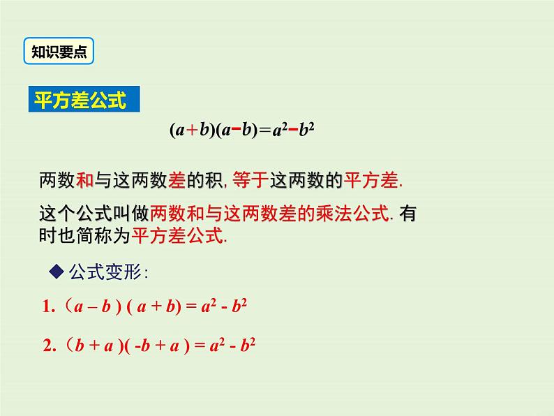 12.3.1 两数和乘以这两数的差  PPT课件07