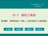 23.3 第3课时 利用两边和一夹角、三边判定两个三角形相似  PPT课件