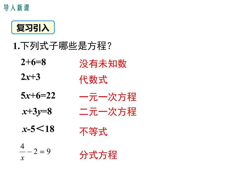 (人教版)2020年九年级数学上21.1《一元二次方程》ppt课件03