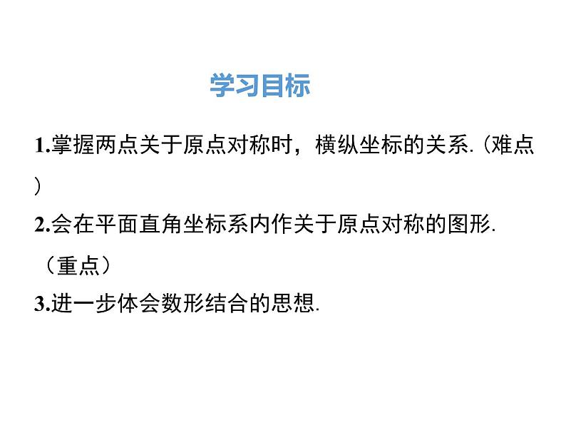 (人教版)2020年九年级数学上23.2.3《关于原点对称的点的坐标》ppt课件02