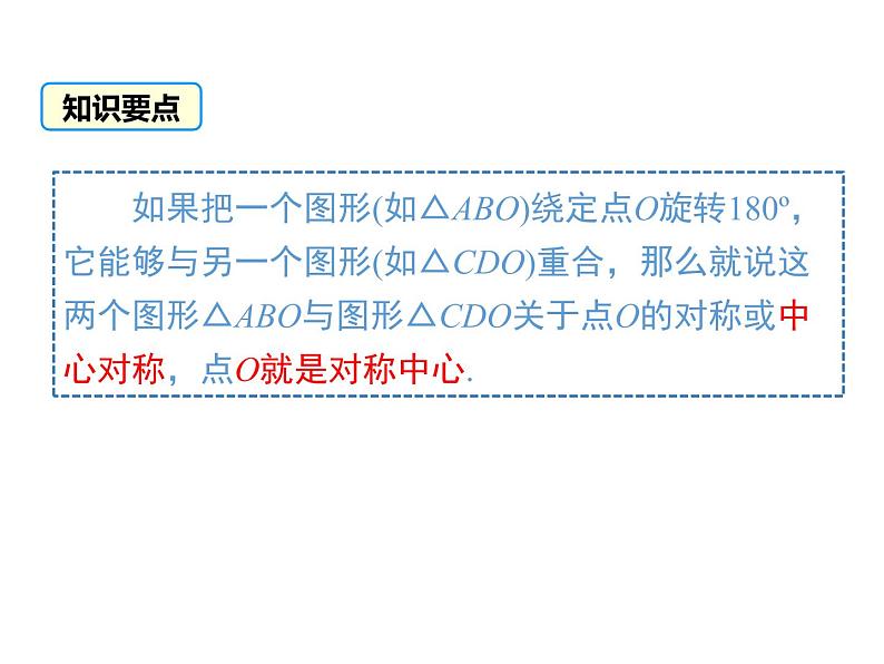 (人教版)2020年九年级数学上23.2.1《中心对称》ppt课件05