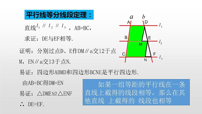 北师大版九年级数学上册课件 4.2 平行线分线段成比例23张PPT02