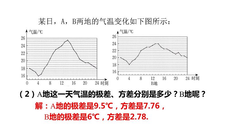 北师大八年级数学上册课件 6.4数据的离散程度（2）共14张PPT04