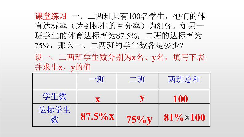 北师大八年级数学上册课件 5.4 应用二元一次方程组——增收节支共20张PPT07