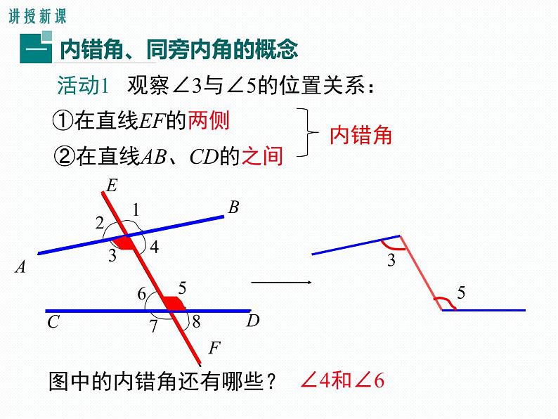 北师大版七年级 数学下册 2.2 探索直线平行的条件 (18张ppt)04