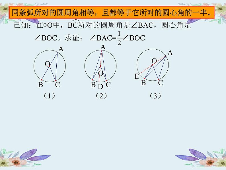 人教版数学九年级上册24.1.4 圆周角的概念和圆周角的定理课件第8页