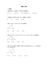 数学八年级上册13.3 等腰三角形综合与测试精品同步测试题