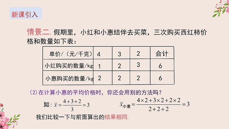 冀教版数学九上 23.1 平均数与加权平均数第2课时加权平均数 课件06