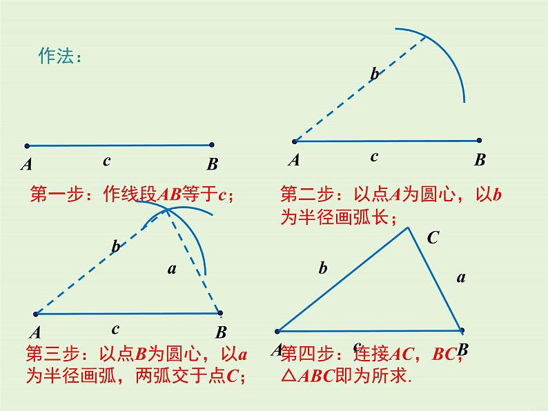 13.4 三角形的尺规作图 PPT课件07