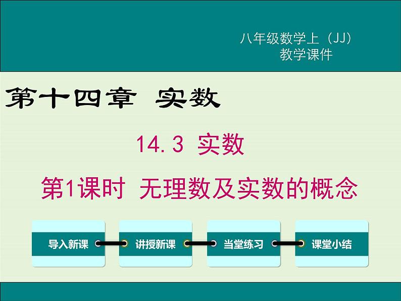 14.3 第1课时 无理数及实数的概念 PPT课件01