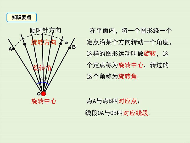 冀教版数学七上 2.8 平面图形的旋转 PPT课件05