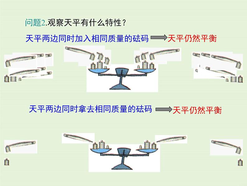 冀教版数学七上 5.2 等式的基本性质 PPT课件05