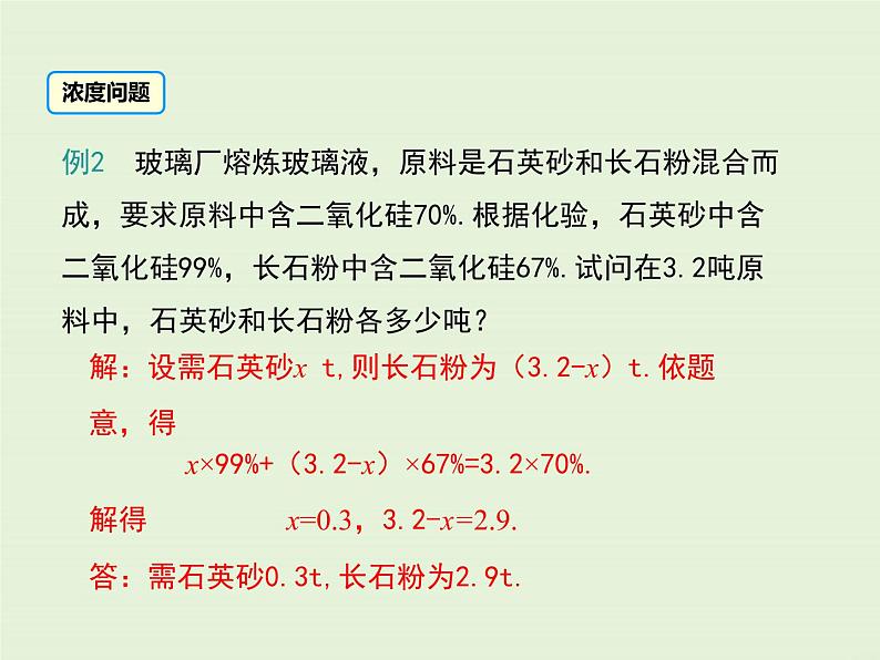 冀教版数学七上 5.4 第3课时 列一元一次方程解决百分率问题、销售问题 PPT课件06