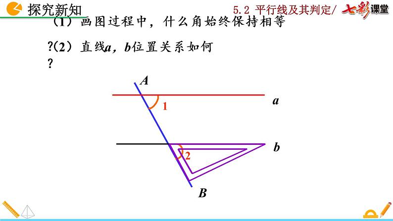 七年级下册数学：5.2.2 平行线的判定（第1课时）精品课件PPT06